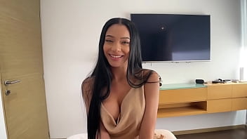 Busty Latina Fucks during first casting Interview