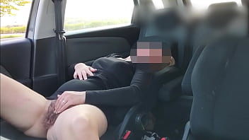 Dogging my slut wife in public car parking fucking and sucking a stranger after work Risky sex caught by police