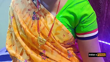 Indian hot bhabhi in saree homemade sex with husband friend
