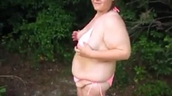 Hot Sexy Bikini MILF In Public Getting Her Fat Pussy Raw Bareback Fucked Pulling Out Sucking Her Pussy Juice & Taking A Cumshot