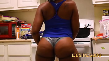 Sucking dick in the kitchen