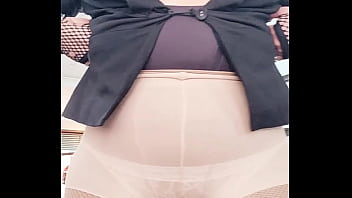 Brunette with huge ass