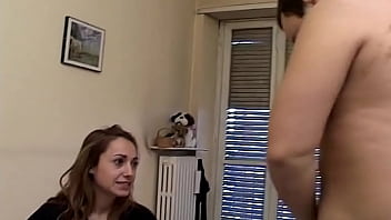 Doctor Sabrina visits and enjoys fucking her patient - Sex in Italian families!