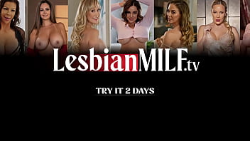 Lesbian MILFs with HUGE Tits Enjoying with a Strap-On! — LesbianMILF