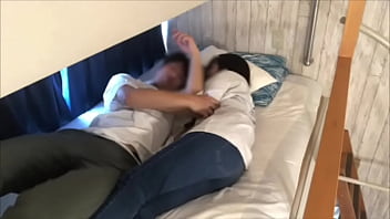 Morning routine of a live-in couple. They come hard in the morning with clumsy sex.