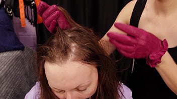 video of haircut - lesbian domination - Arya Grander, Mistress Priest