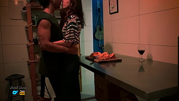 Sex in the kitchen - Brazilian with the perfect ass