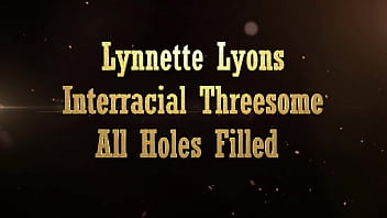 Busty Brunette MILF Lynnette Lyons loves black cock from both ends