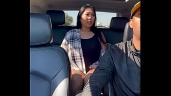 Filipina gets bbc car ride