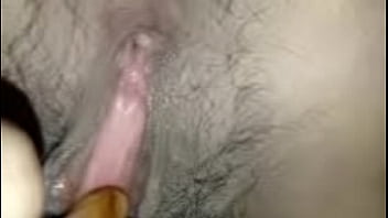Fucking her beautiful Thai student girl's pussy until she squirts all over her pussy.