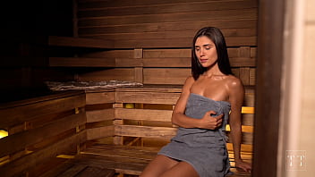 Unexpected sex in a public sauna
