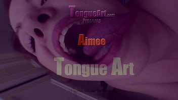 18 Year old with long tongue