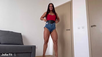 Hard Anal Fuck in Torn Shorts, Homemade POV