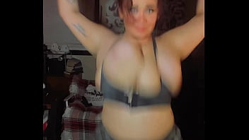 Big Boobs Bouncing during Exercise