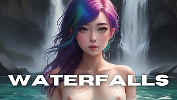 Beautiful GIRLS IN WATERFALLS get nude and enjoy the water - Nude compilation