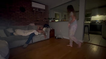 Stepmom Caught Vibrating and Fucked