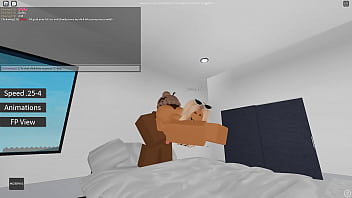 Roblox blonde bitch tries BBC for the first time