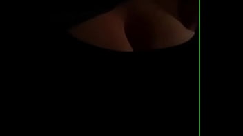Pulling down shirt in slow motion, tits