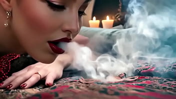Smoking Giantesses Blow Smoke On Tiny People