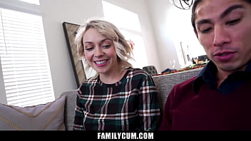 Stepbro Is Grateful for Her Hot Looking Step-sis - Familycum