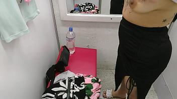 amateur camera in the dressing room