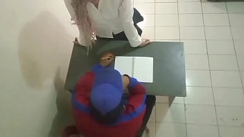 Hidden camera captures TEACHER fucking HIS STUDENT to give her a good grade in her subjects