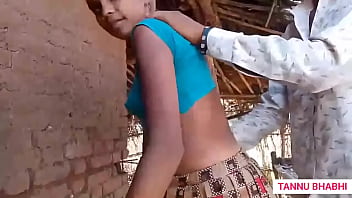 Indian Girl cheating with husband and fucking from boyfriend in fields