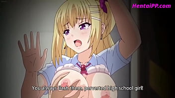 Blonde & Brunette Babes Fucks With Teacher After School - Hentai