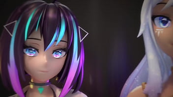 Hentai Vtuber Cosmic Faith makes a hot JOI while the audience plays with her wet pussy sending endless strong vibrations and they don't let her concentrate w/ sperm on her huge boobs