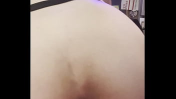 Self fuck from behind